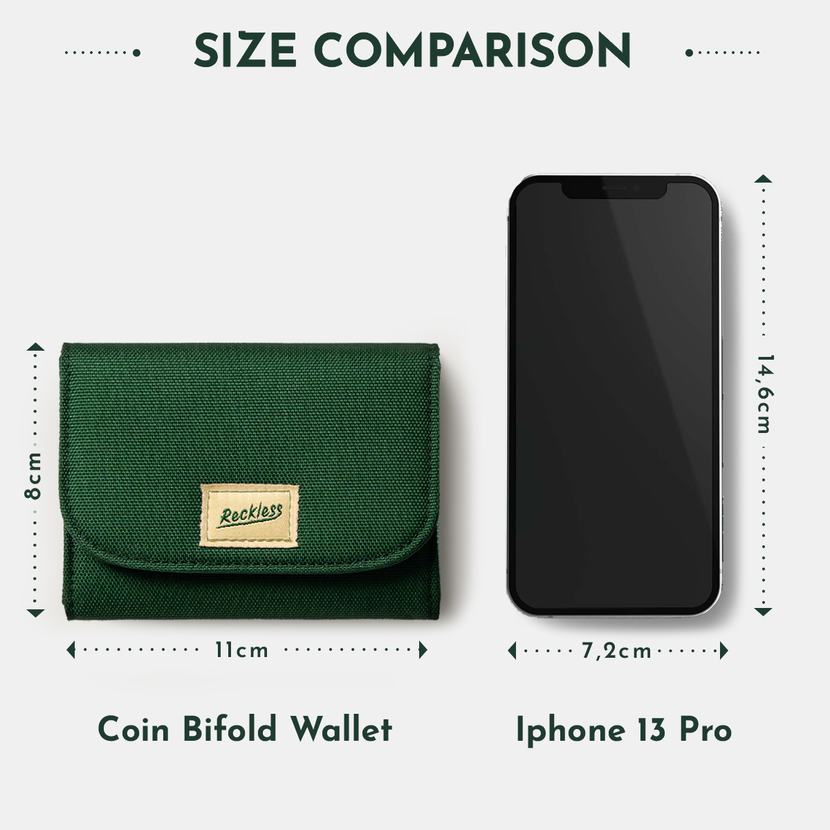 Recklesstripwear Claire Wallet Unisex - Card Holder - Water Repellent ...