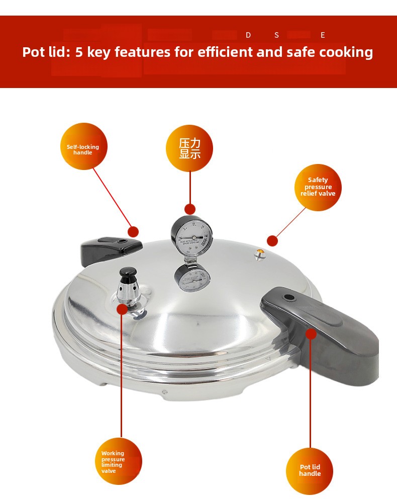 Pressure Canner Cooker Dial 20-Quart Aluminum Preserver ...