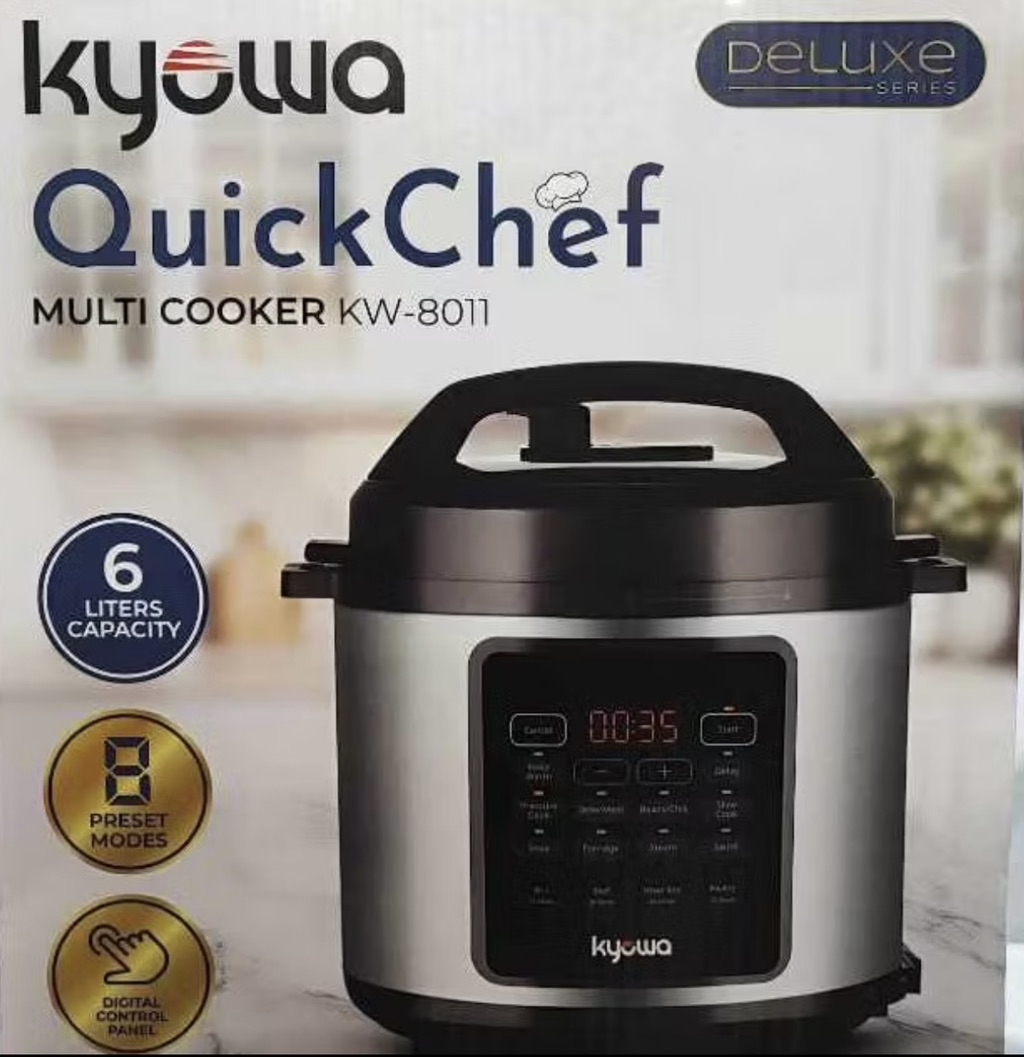 Kyowa Quick Chef Electric Pressure Cooker Multi Function Cooker 6 ...