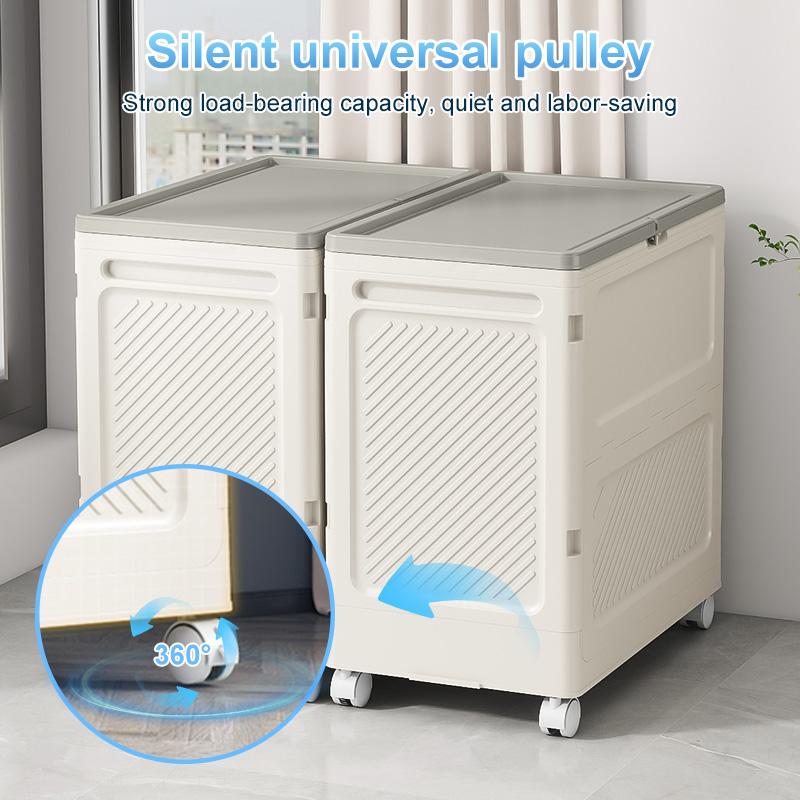 RECIBA 160L Large Capacity Toy Storage Box Foldable Organizer Container ...