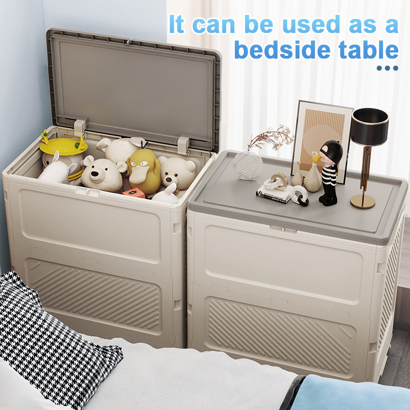 RECIBA 160L Large Capacity Toy Storage Box Foldable Organizer Container ...