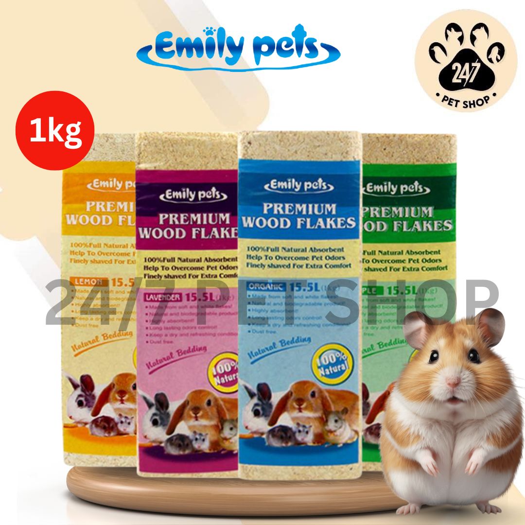 1kg Emily Pets Wood Shaving All Stages Hamster Rabbit Guinea Pig ...