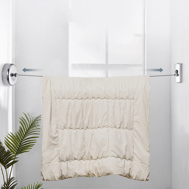 Telescopic clothesline, laundry clothes hanger, dryer organizer ...