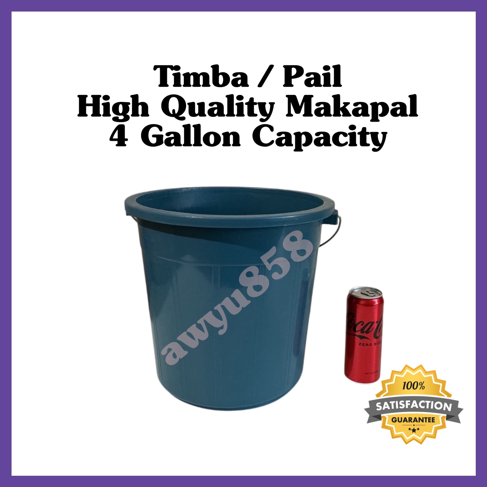 (2 pcs. or 3 pcs.) Timba Water Pail Timba Balde 4 Gallon Capacity High ...