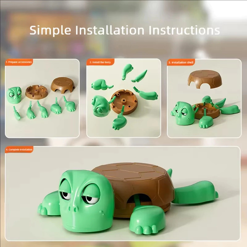 Funny Turtle Coaster Set - Press to Pop Eyes Design, Unique and Playful ...