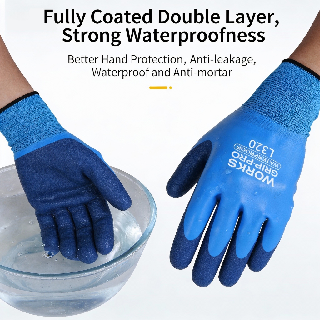 Anti Cut Stab Proof Waterproof Rubber Gloves Fish Kill Slaughter ...