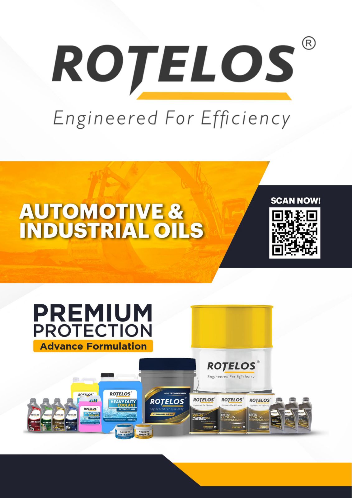 𝐑𝐎𝐓𝐄𝐋𝐎𝐒 ® Hydraulic Oil 68 / OIL 10 ISO VG 32 For Heavy Equipment ...