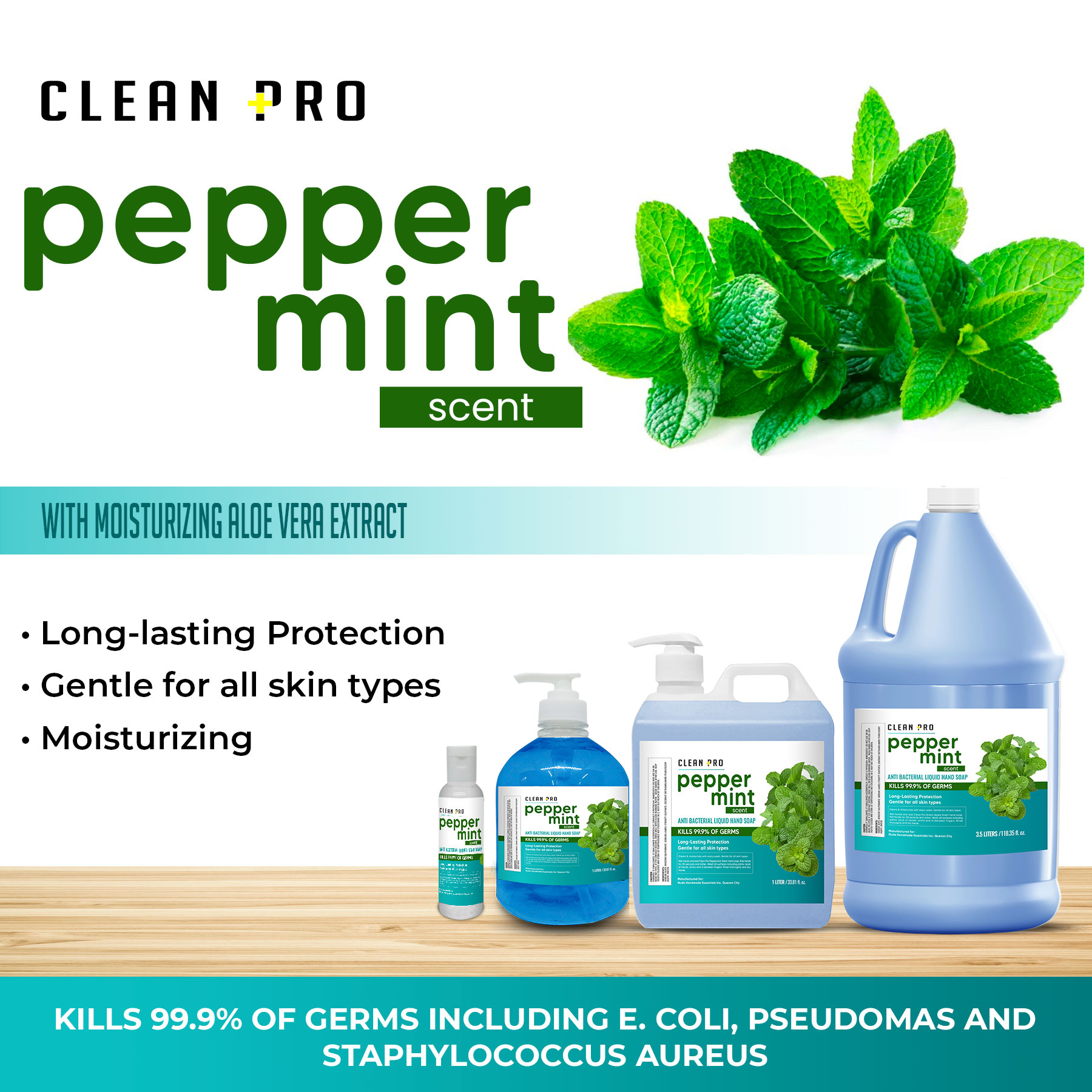 Clean Pro Hand Soap Peppermint Scent 1 Liter | Shopee Philippines