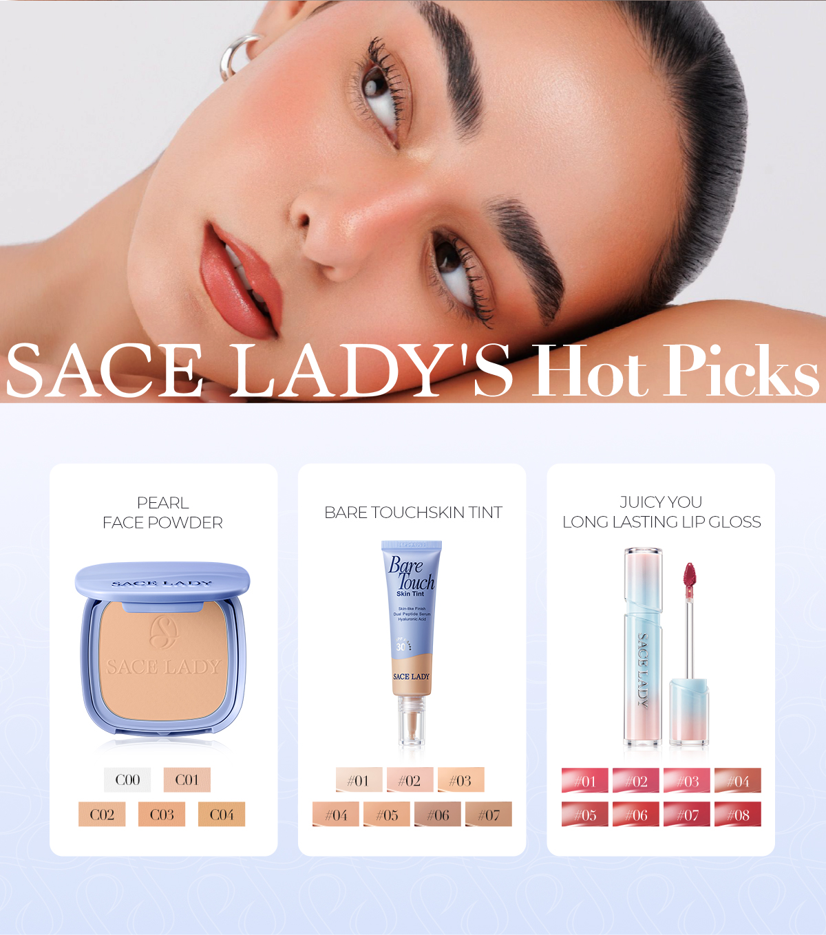 SACE LADY 5-in-1 Foundation Stick Long Lasting Soft Matte Concealer ...