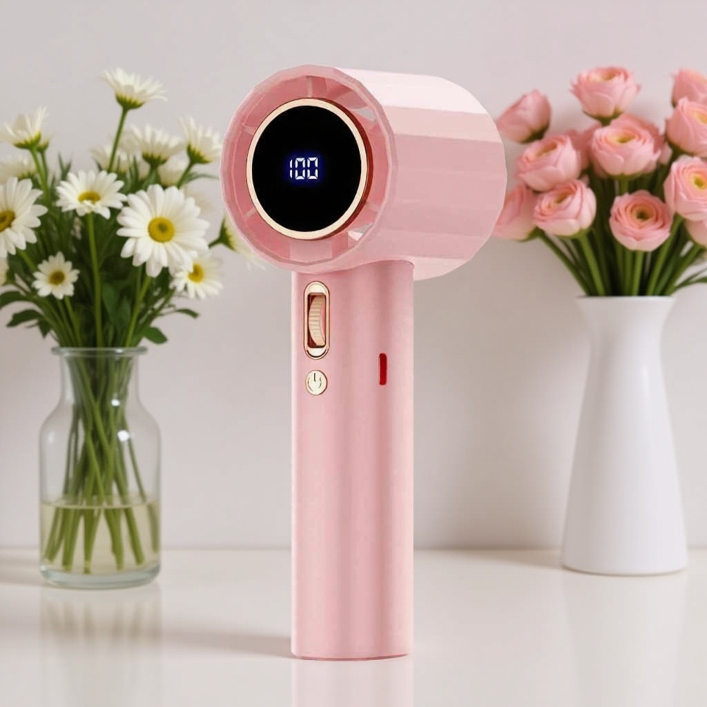 Hand held Turbo High-Speed 100 Gear Stepless Silent Variable Speed Fan ...