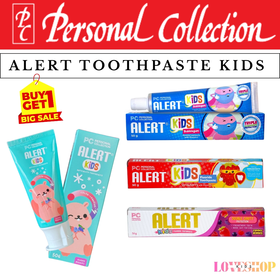 Alert Kids Toothpaste with Triple Immune Teeth Protection, 50g | Shopee ...