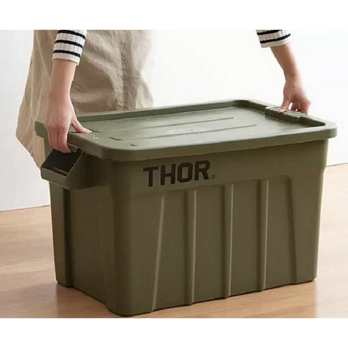 THOR 75 Liter Stackable Storage Box for Camping and Clothes Storing ...