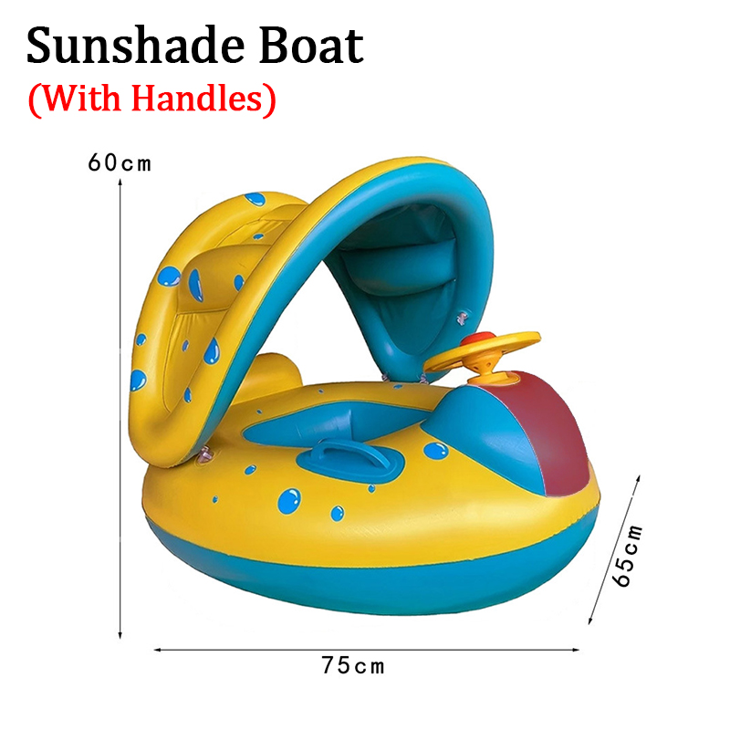 Baby Kids Salbabida Floater Inflatable Swimming Floater Yellow Duck ...