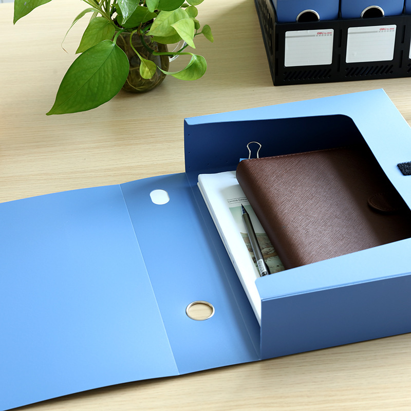 Long File Box Storage Box Foldable Box Document Organizer File Case ...