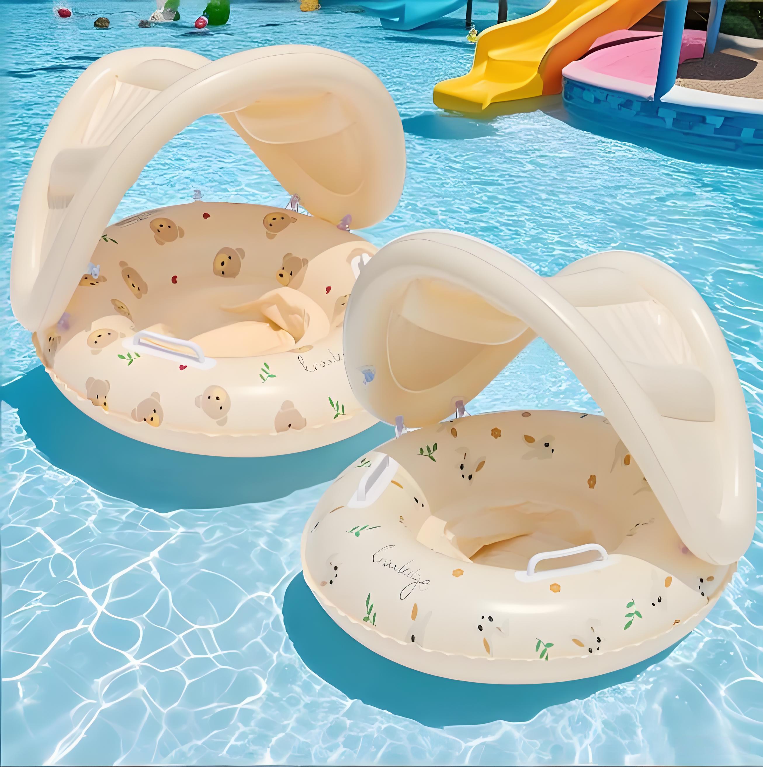 Baby Inflatable Swimming Boat Children Swimming Ring Inflatable ...