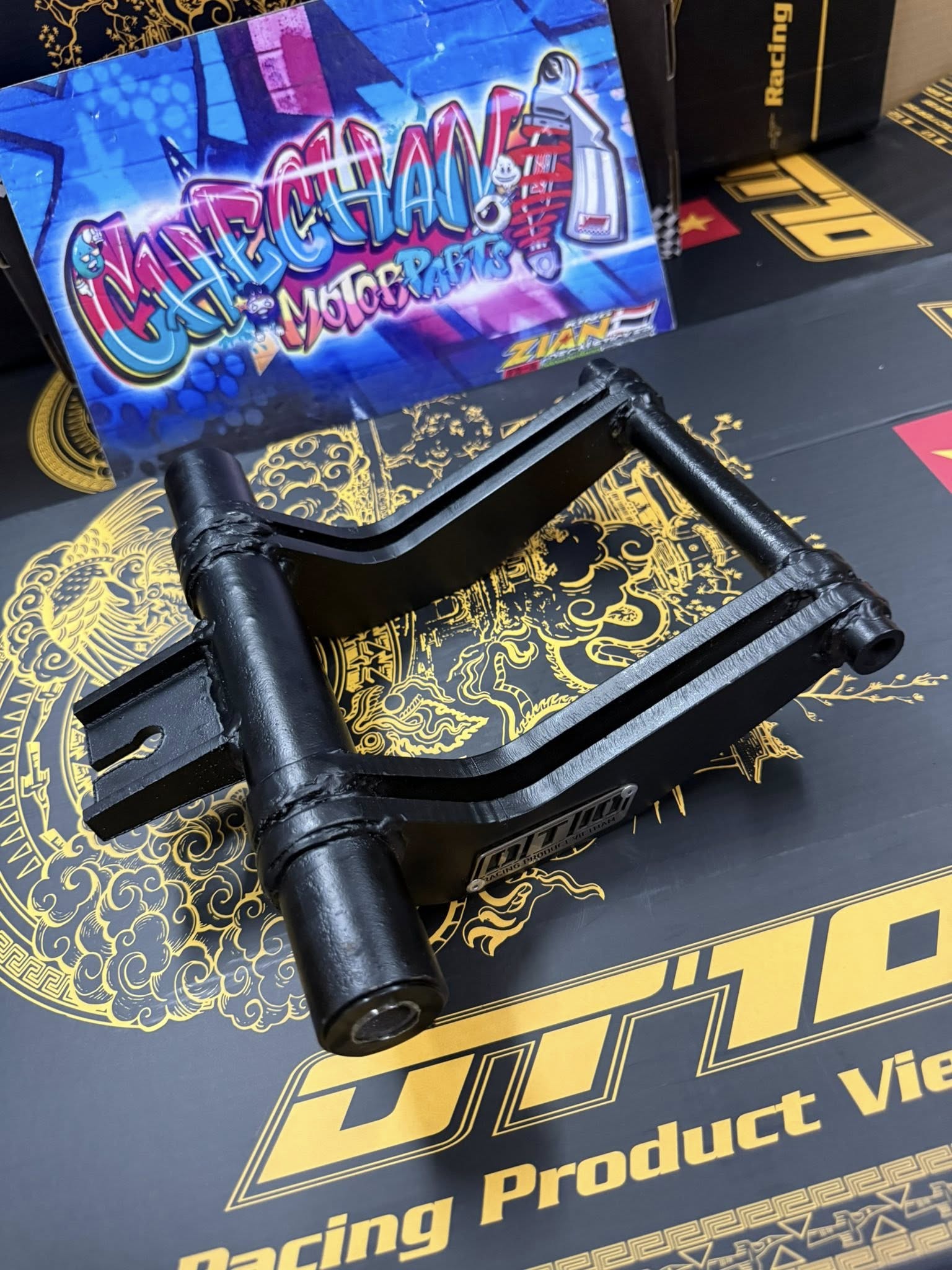 DT10 ENGINE SUPPORT CNC EMBLEM CLICK 125/150 LEGIT VIETNAM MADE ...