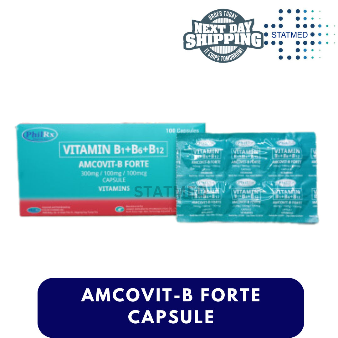 Amcovit-B Forte Diabee Forte Capsule - Vitamin B Complex B1 B6 B12 - 10 ...
