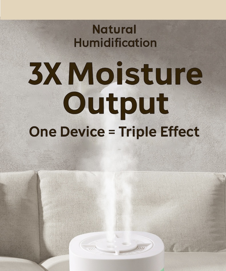 IMARFLEX 5L Large Capacity Air Humidifier Quiet Remote Control LED ...