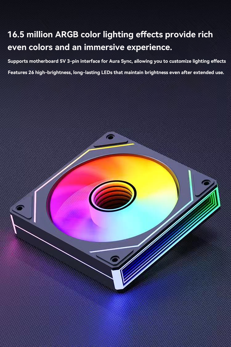 Inplay Ominiview 120MM ARGB Case Fan 6-Pin Silent Computer Fan 800 ...