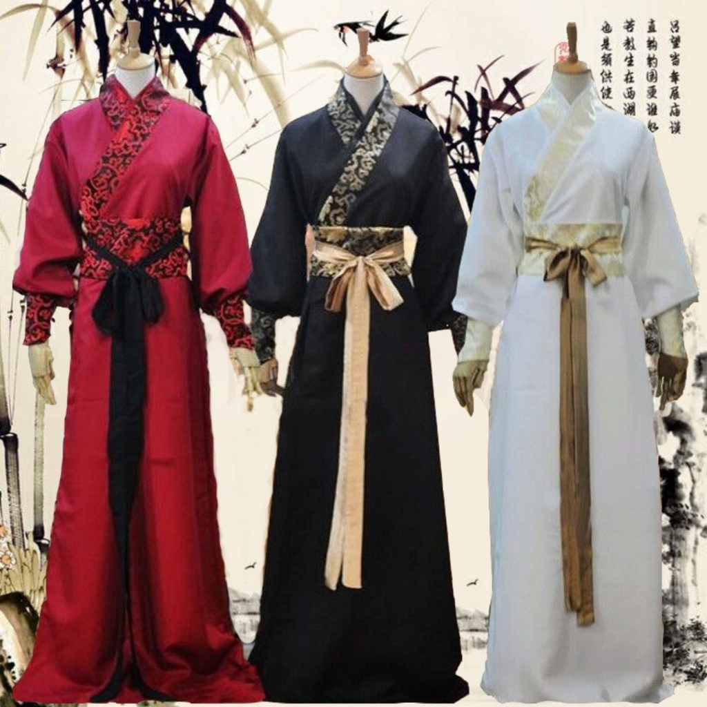 COD [Mainit na Selling Item] Hanfu Tang Suit para sa mga Lalaki at ...