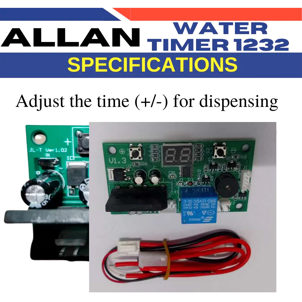 JT WATER TIMER 1232 12V, 2 DIGIT DIGITAL TIMER, FOR AUTOMATIC WATER ...