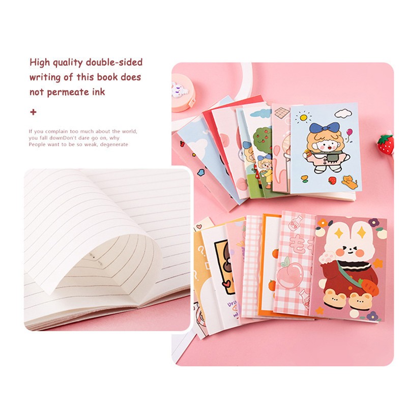 Cute Little Book Office Supplies Notepad Student Stationery Portable ...