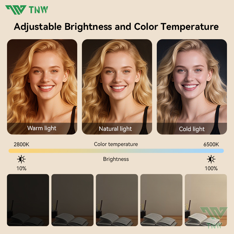 TNW 11 inch LED Video Panel Light Photography Lamp Studio Lighting With ...