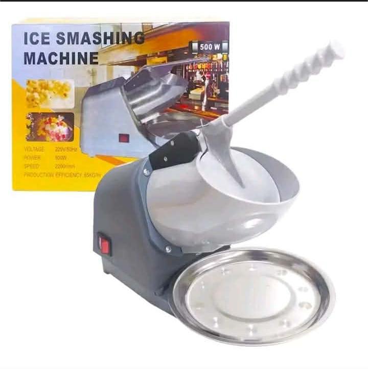 (Chuangui) Metal Heavy Duty Ice Smashing Electric Crusher Machine 500W ...