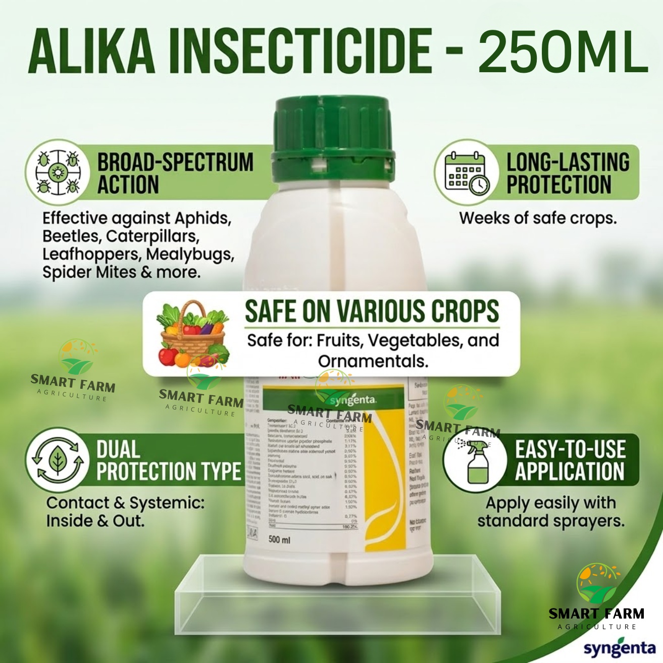 Alika 247ZC by Syngenta 250ML - Long Lasting Systemic Insecticide for ...
