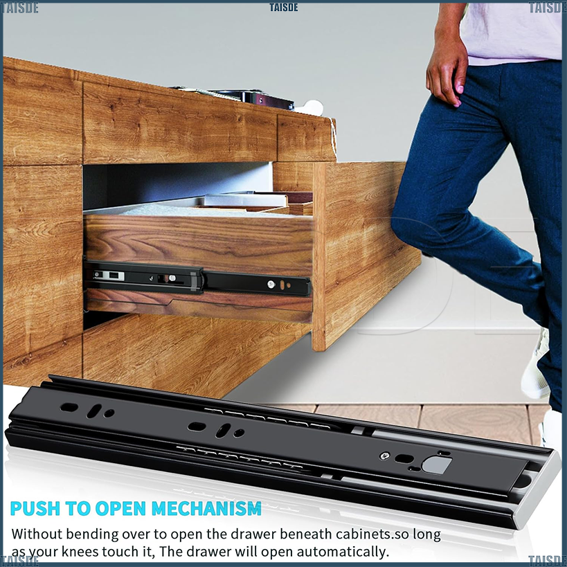 Drawer Guide Push To Open Drawer Guide Push Open Drawer Slide Heavy ...