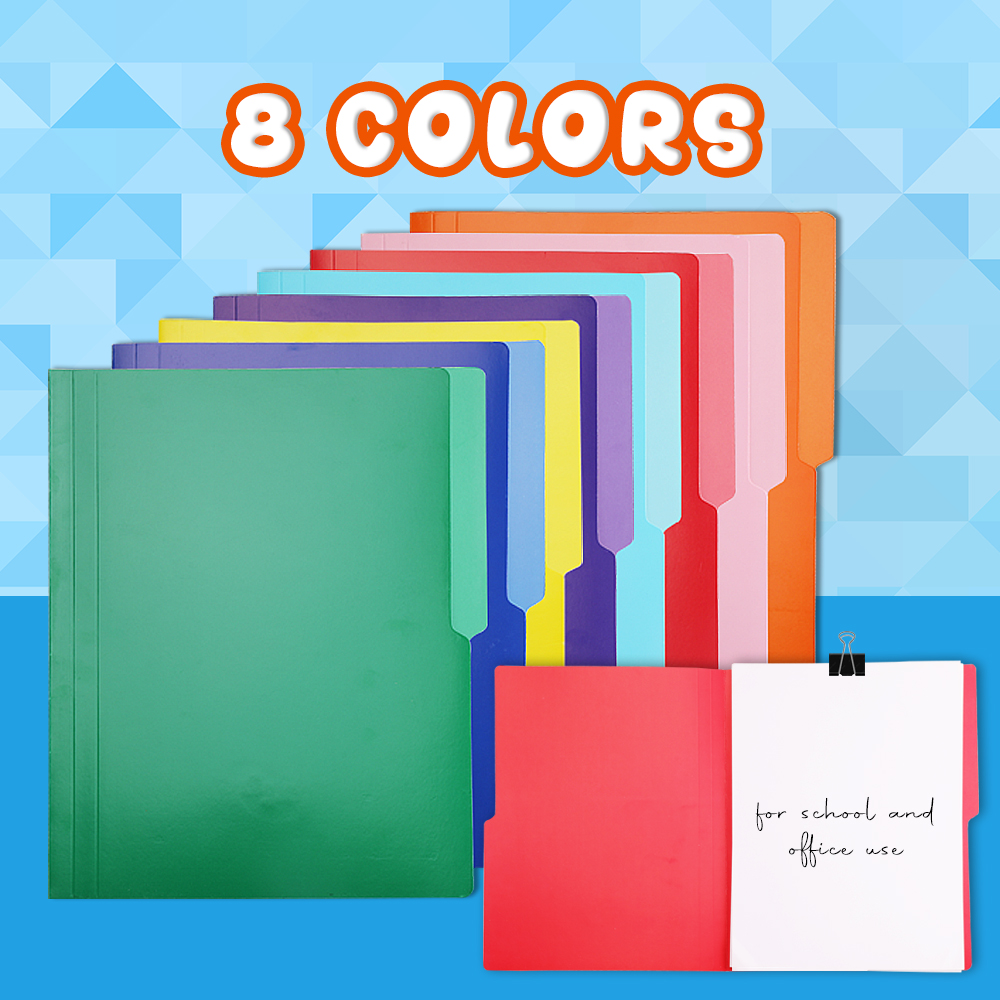 FCI COLORED FOLDER Size Long / Short 8 Colors 11 Points Files and ...