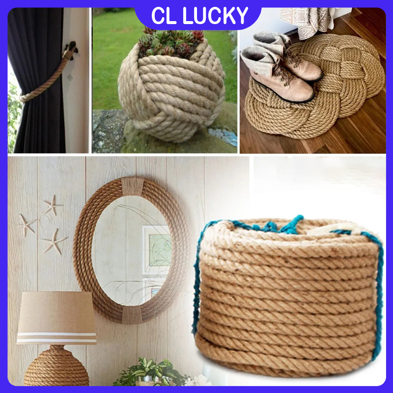 18/20/24mm Jute rope/battle rope/natural jute rope/swing rope/tug of ...