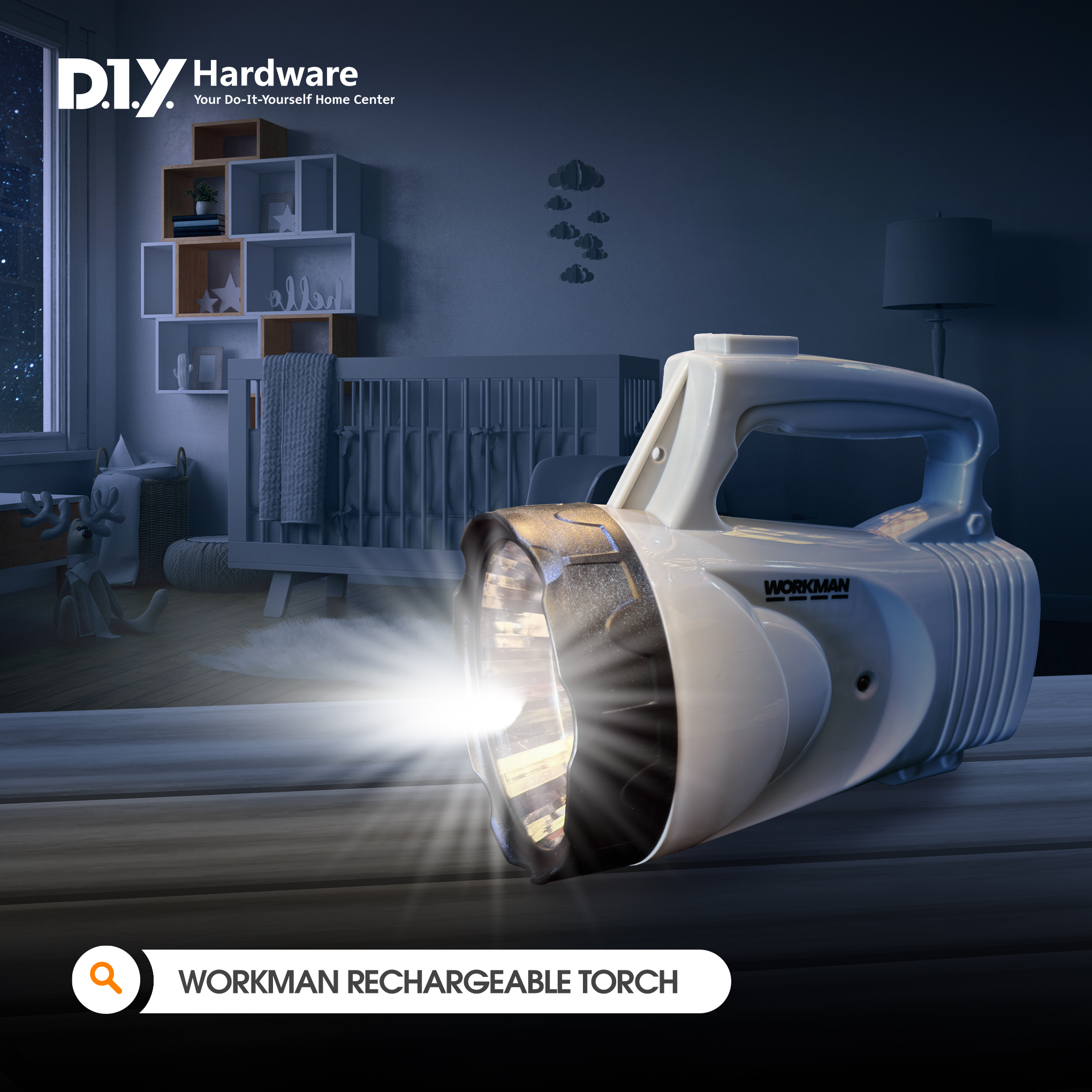 WORKMAN Rechargeable Led Torch - WRS6006L | Shopee Philippines