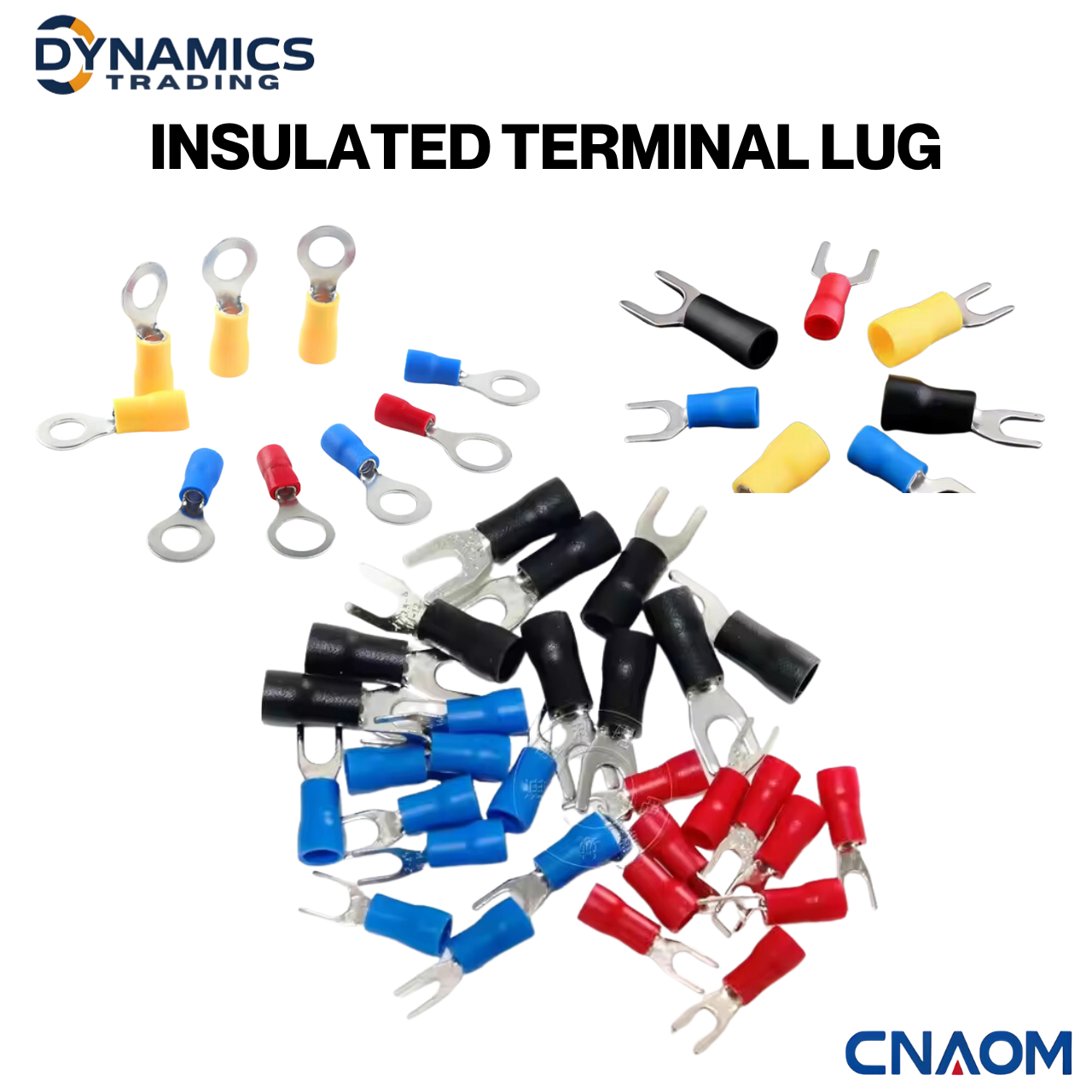 Insulated Terminal Lugs Fork Cable Connectors – Y Type |100pcs|Wire ...