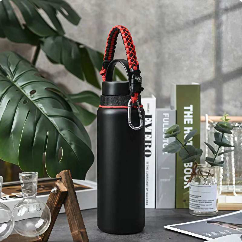 Paracord Handle 2.0 for Wide Mouth Water Bottle Durable, Adjustable ...