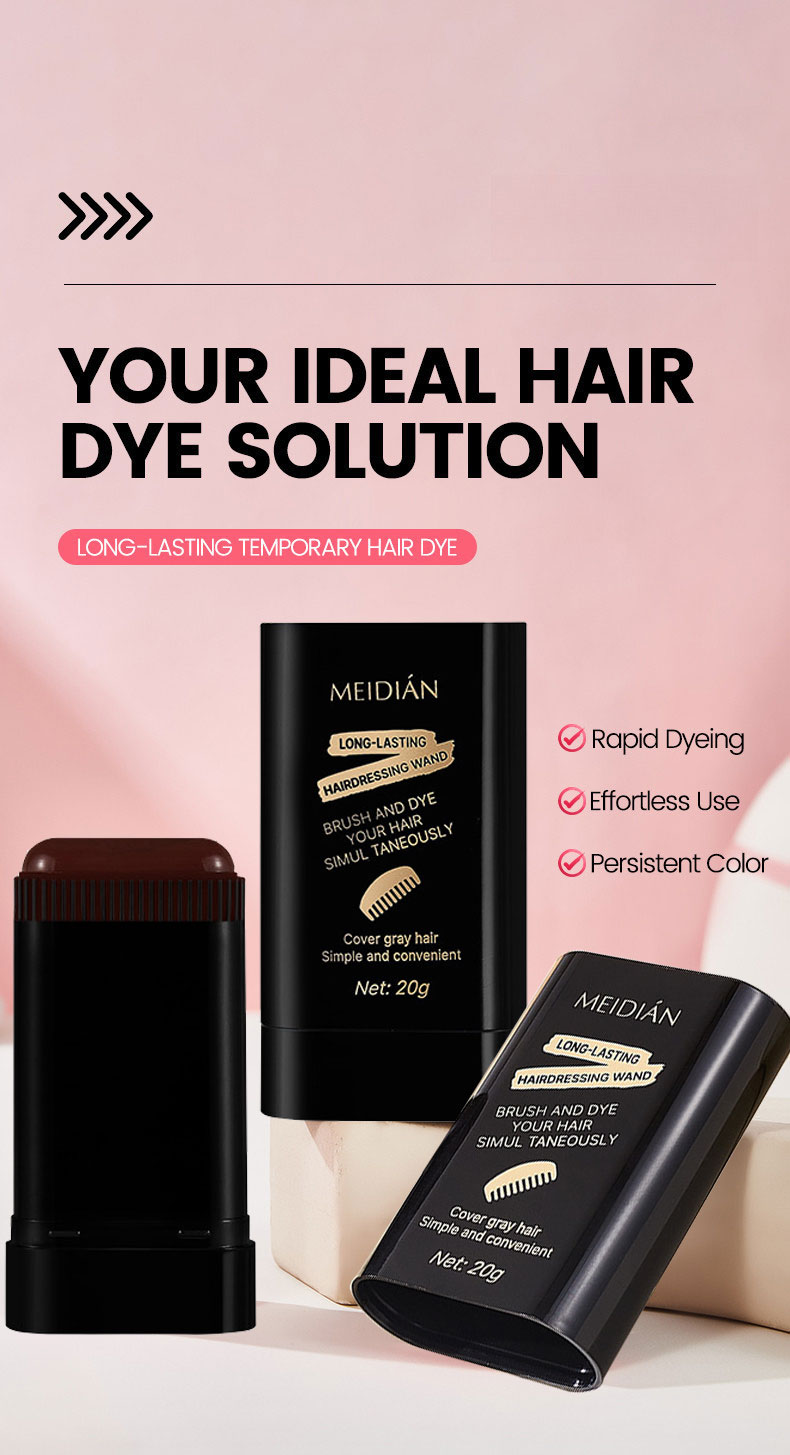 Waterproof and sweat-proof Hair Dye Comb Stick Temporary Dye Comb Long ...
