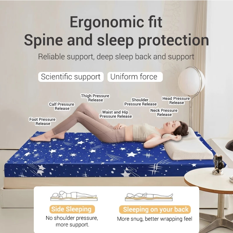 COD Extra Comfort Foam Mattress Queen Foldable Mattress 1/2/4/6