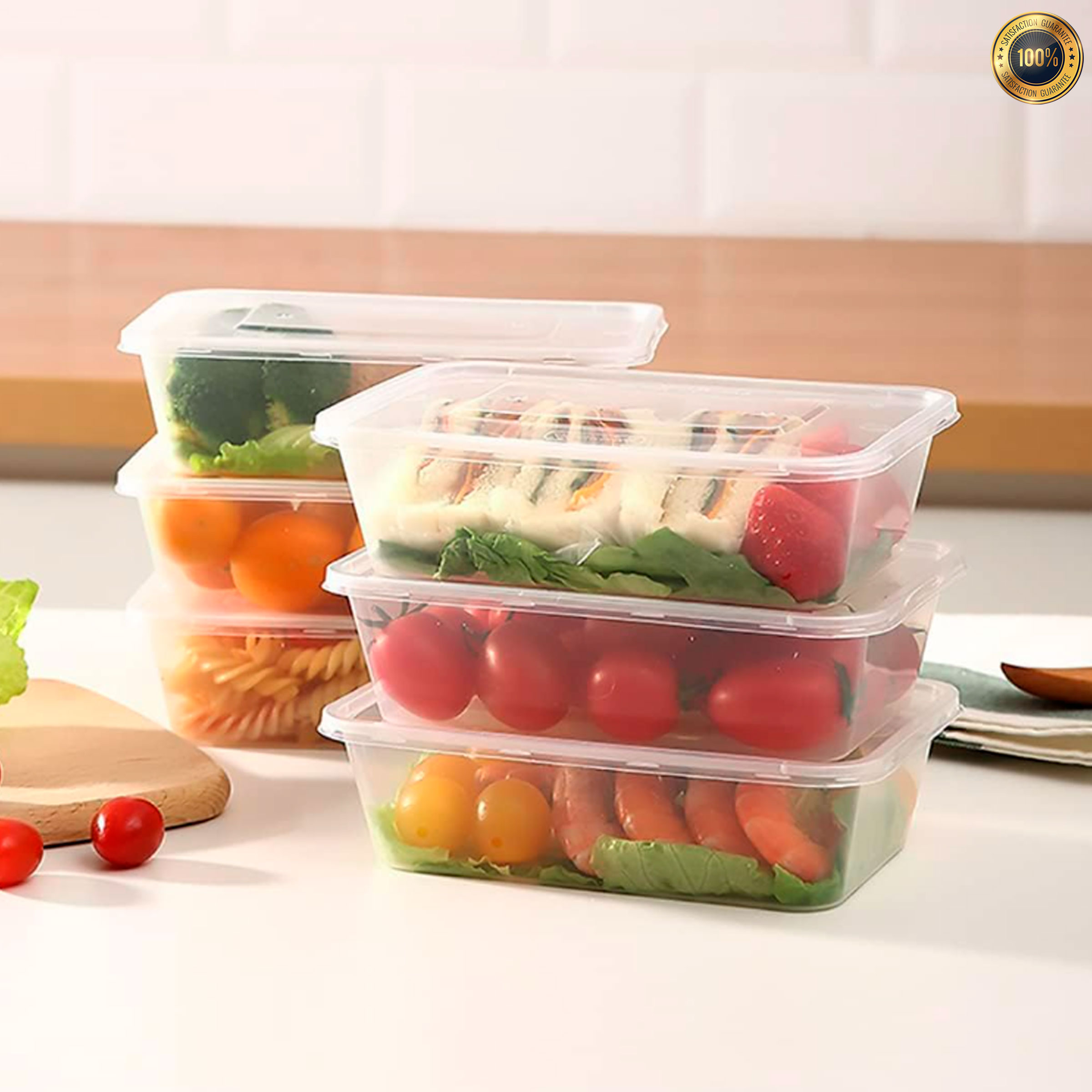 [wholesale] 300pcs/box RE500 Microwavable plastic food container / food ...