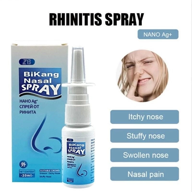 Powerful Rhinitis Cure Spray Chronic Allergic Rhinitis Sinusitis ...