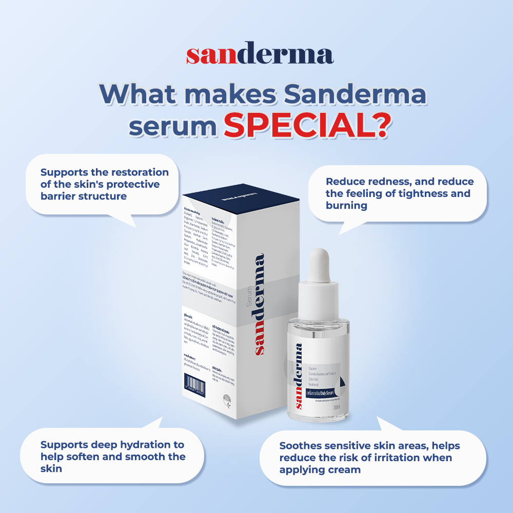Sanderma Total Skin Care Routine – Soap + Serum + Cream | 3-Step Daily ...