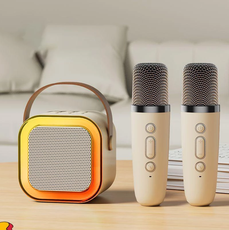 K12 Mini Karaoke Wireless Speaker Bluetooth Microphone Portable Home ...