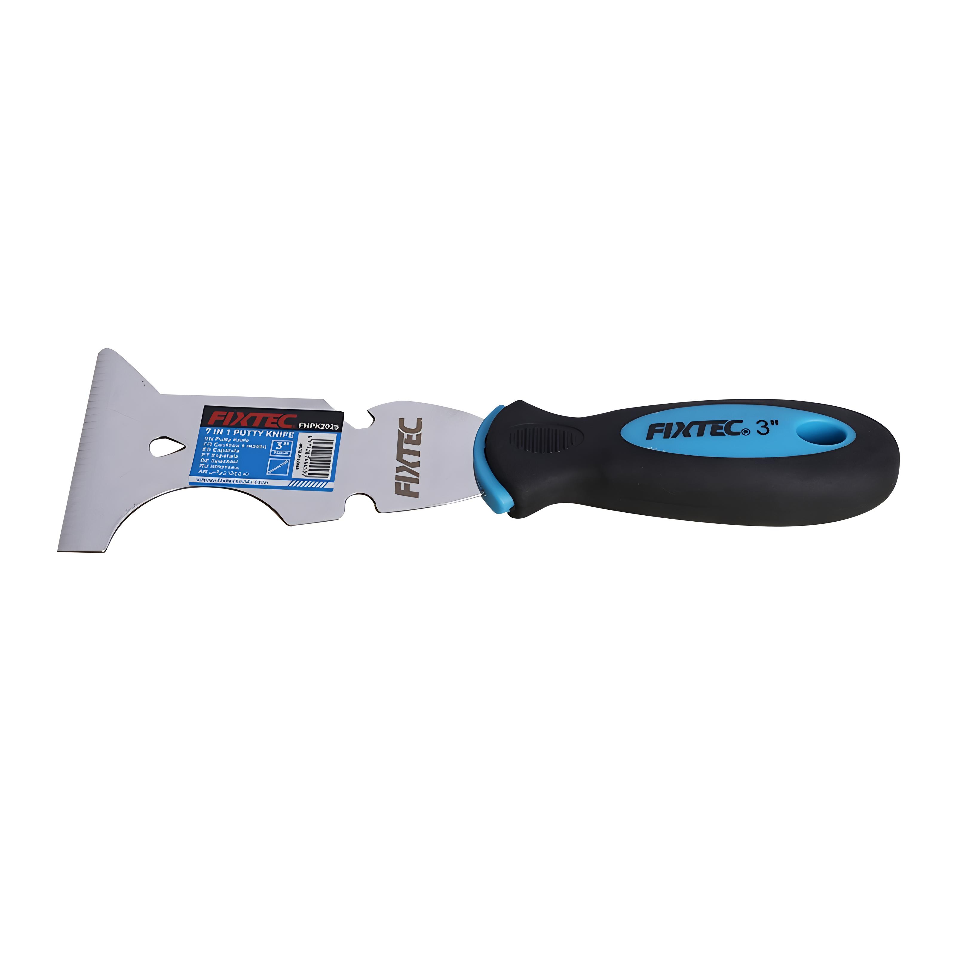 FIXTEC 7-in-1 Putty Knife – Multi-Function Scraper Tool (3