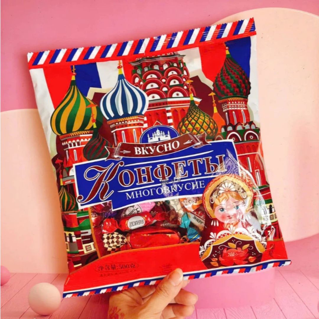 Russian Chocolate Mixed Fructose Candy 250G - CHOCOLATE CANDY NA MAY ...