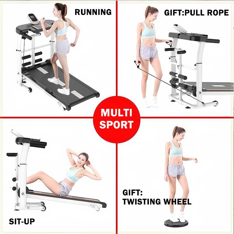 Manual Treadmill Machine Foldable with HeartRate Test Walking Pad ...