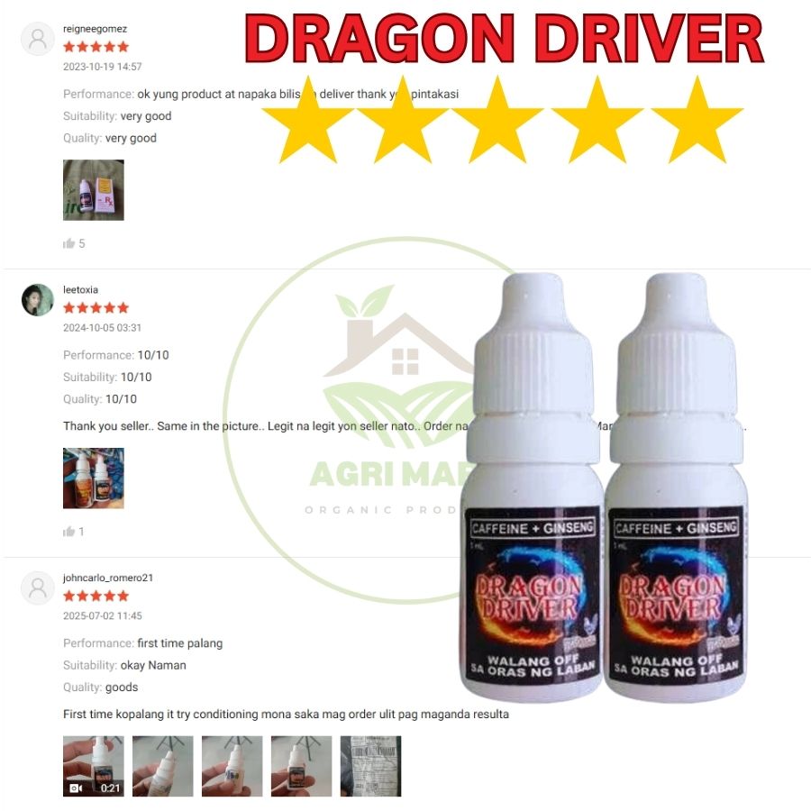 DRAGON DRIVER 10ML – Energy and Focus Formula for Strong Performance ...