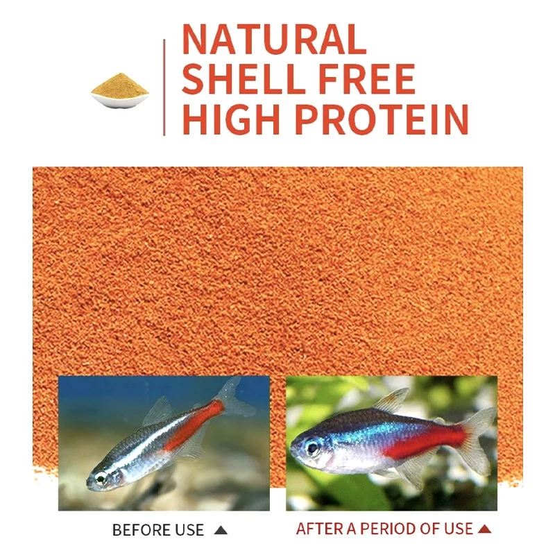 Image showcasing Decapsulated Baby Brine Shrimp Fish Food High Protein for Small Fish ...