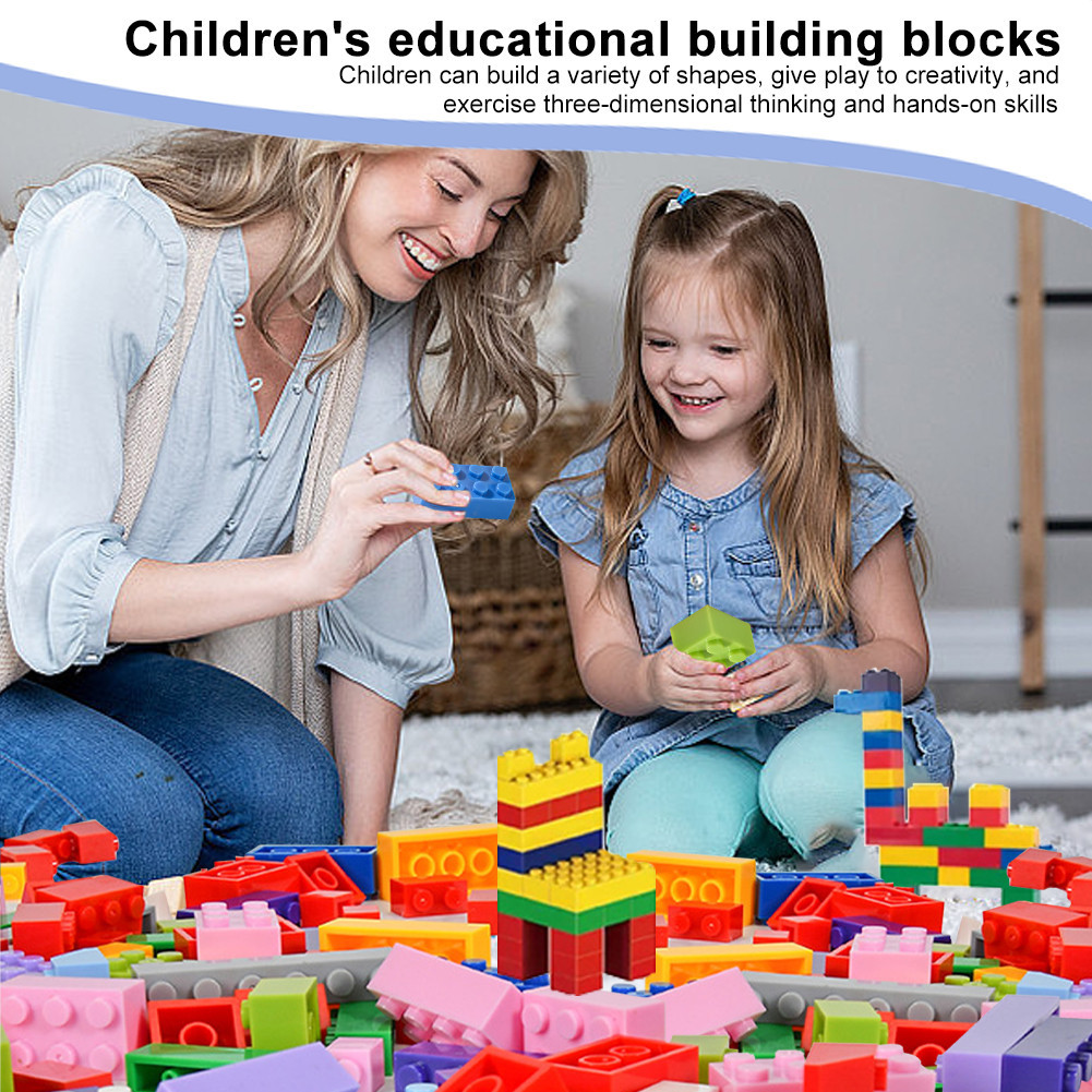 1000pcs Building Block Toys DIY Creative Construction Toy Set ABS ...