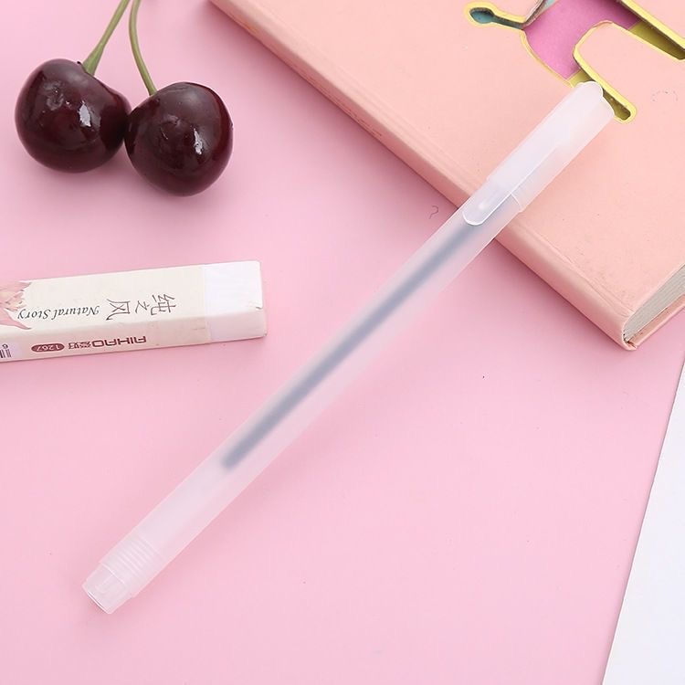 Perfect frosted gel pen 0.5mm bullet point fountain pen learning ...