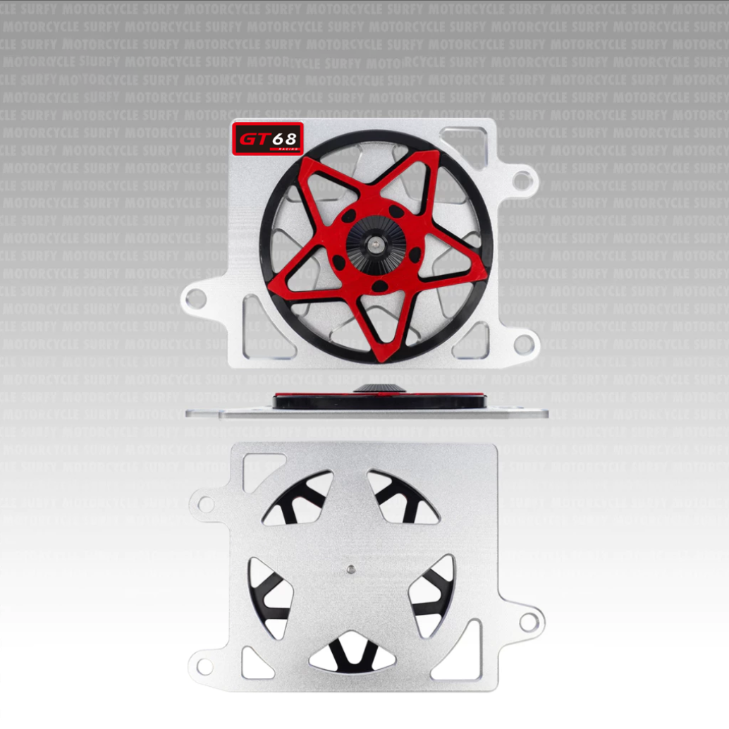 Star Spinner Radiator Cover V3 Metallic Finish Design For Click 125i ...