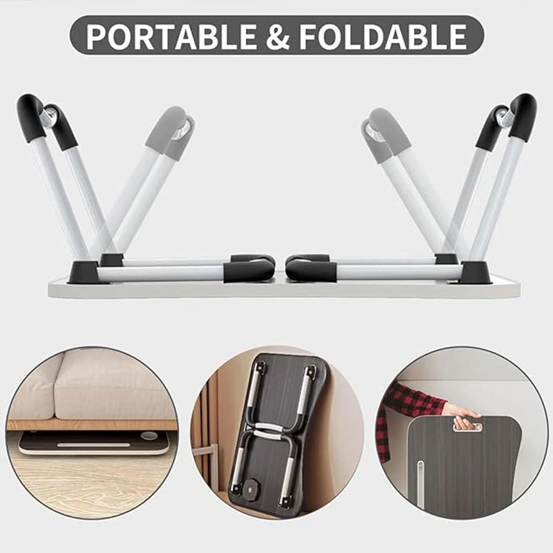 Bed Folding Table Cartoon Pattern Folding Study Desk Small Folding ...